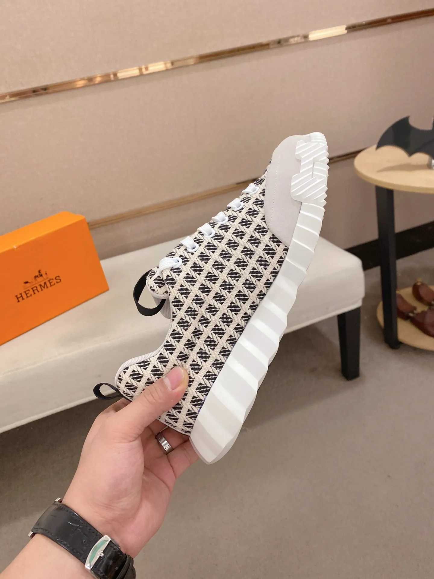 Men's clothing and shoes💰: 420💰《HERMES》【Classic Original Version】Hermès; Top 🔝 Purchasing Agency 🔍🔍Latest 🇺🇸Sold simultaneously at counters, original imported from Italy ▲▲Cow leather▲ ▲Exquisite workmanship (Italian 🇮🇹imported water-dyed 🐂cowhide lining) sole: original sole provided by the original factory, ⚠️exclusive double-layer activity·TPR·rubber·combined molded outsole; Code number: 38-44